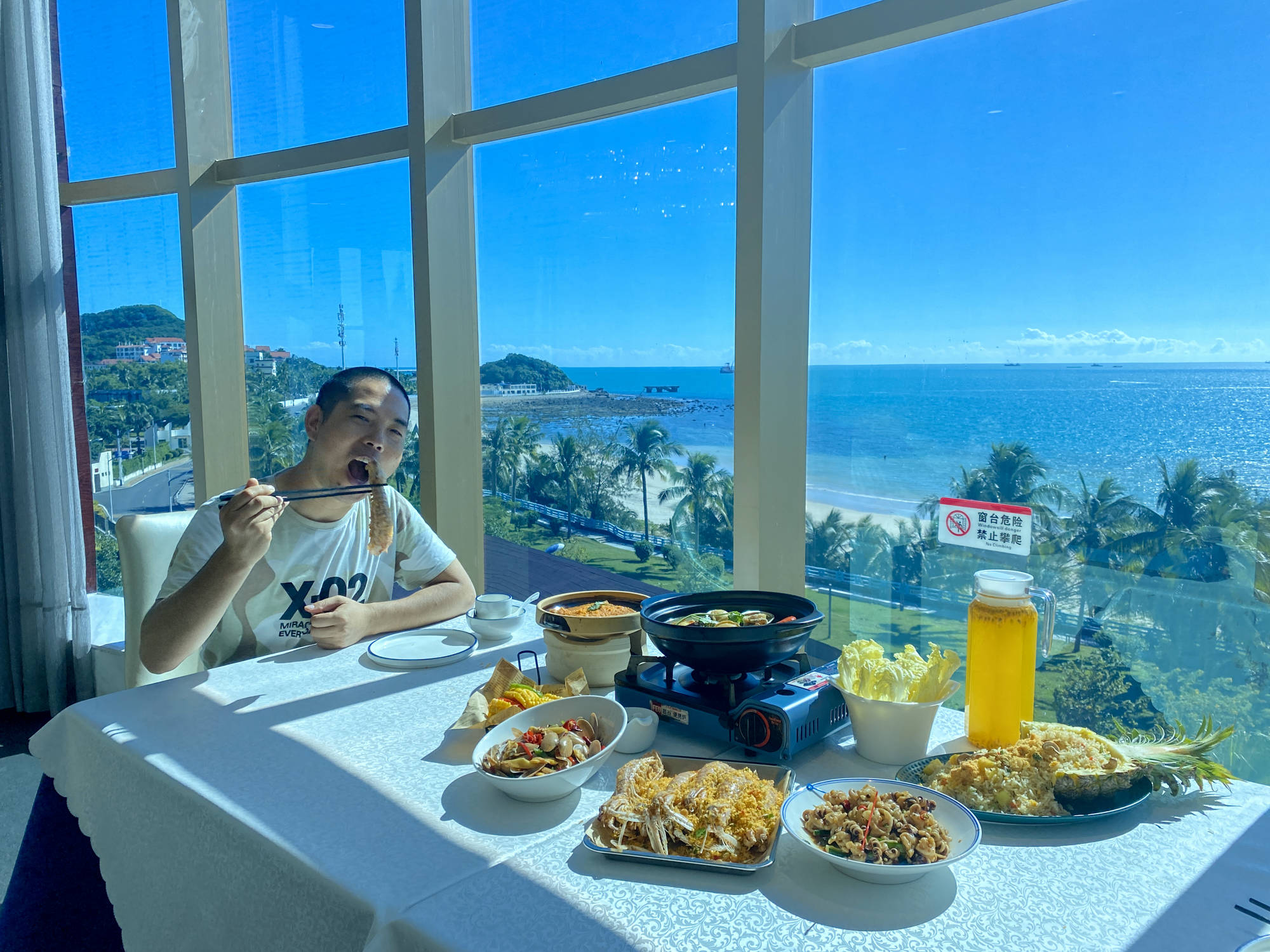 三亞吃海鮮環境哪家強270度海景餐廳推薦看大海看日落很完美