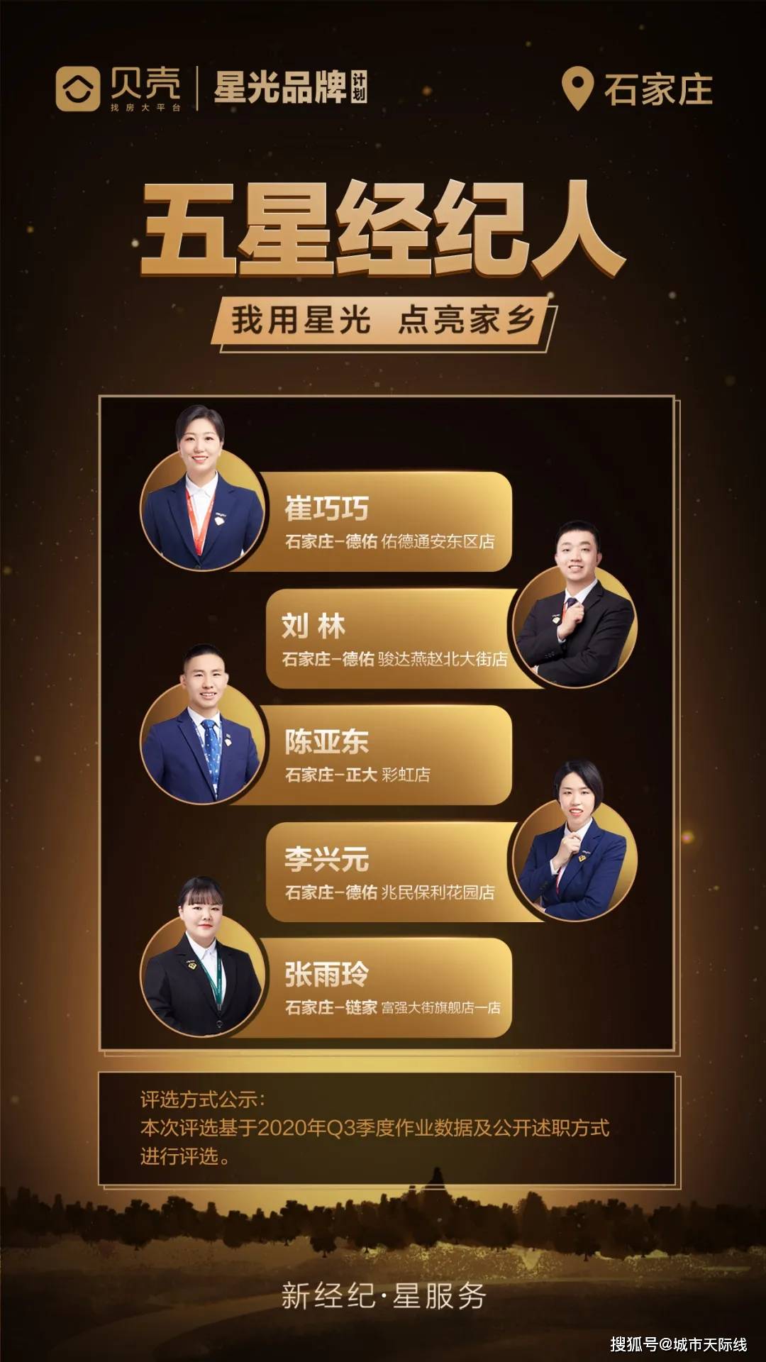贝壳石家庄五星经纪人门店出炉打造房产经纪服务升级新标杆