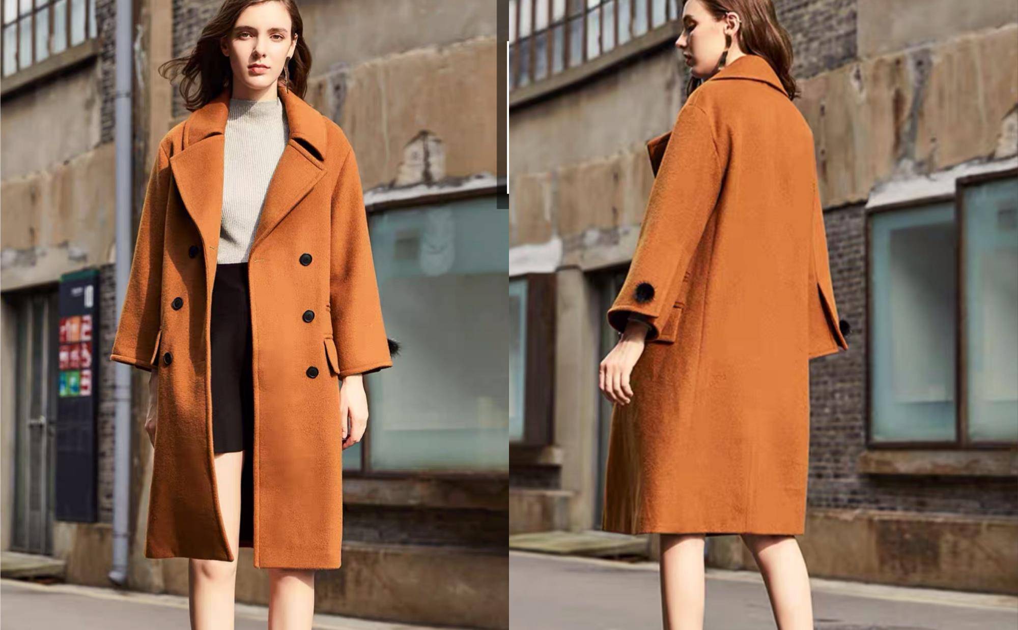 赫本风的焦糖色系穿搭,高级显白又优雅时髦,气质拿捏得刚刚好_大衣