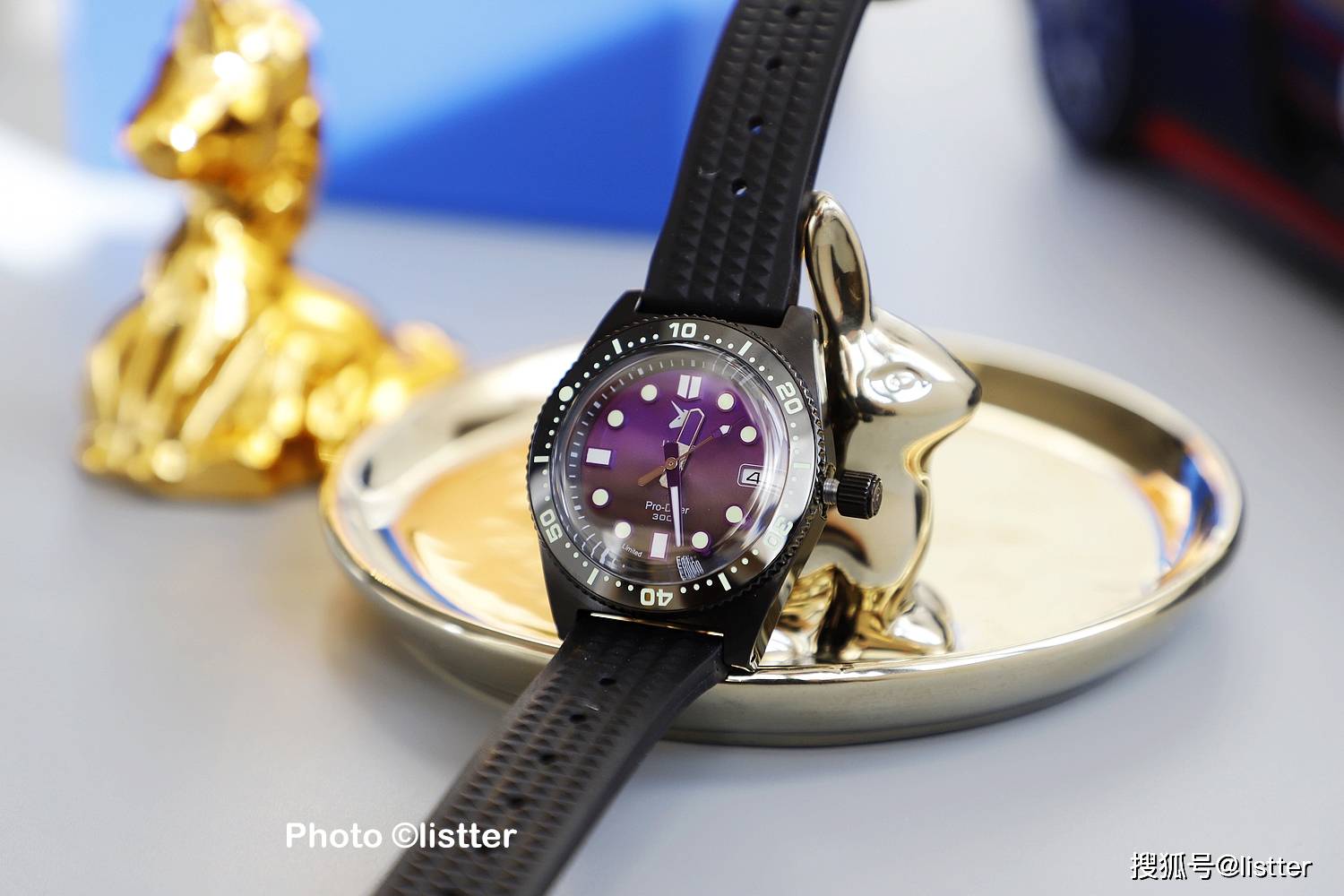 年轻人第一块精钢机械表proxima独角兽元袓紫色图赏