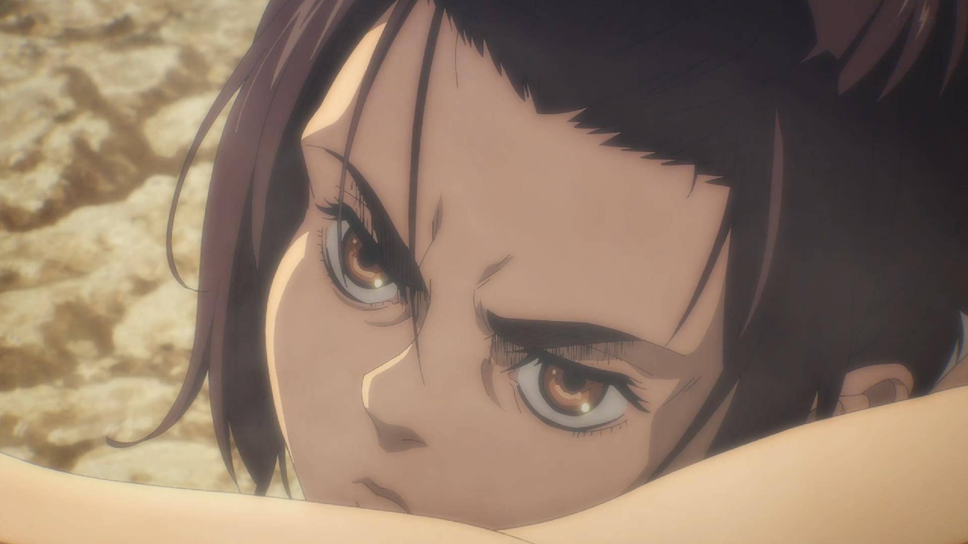 进击的巨人最终季开播,莱纳光速坐下,马莱狙神贾碧上线