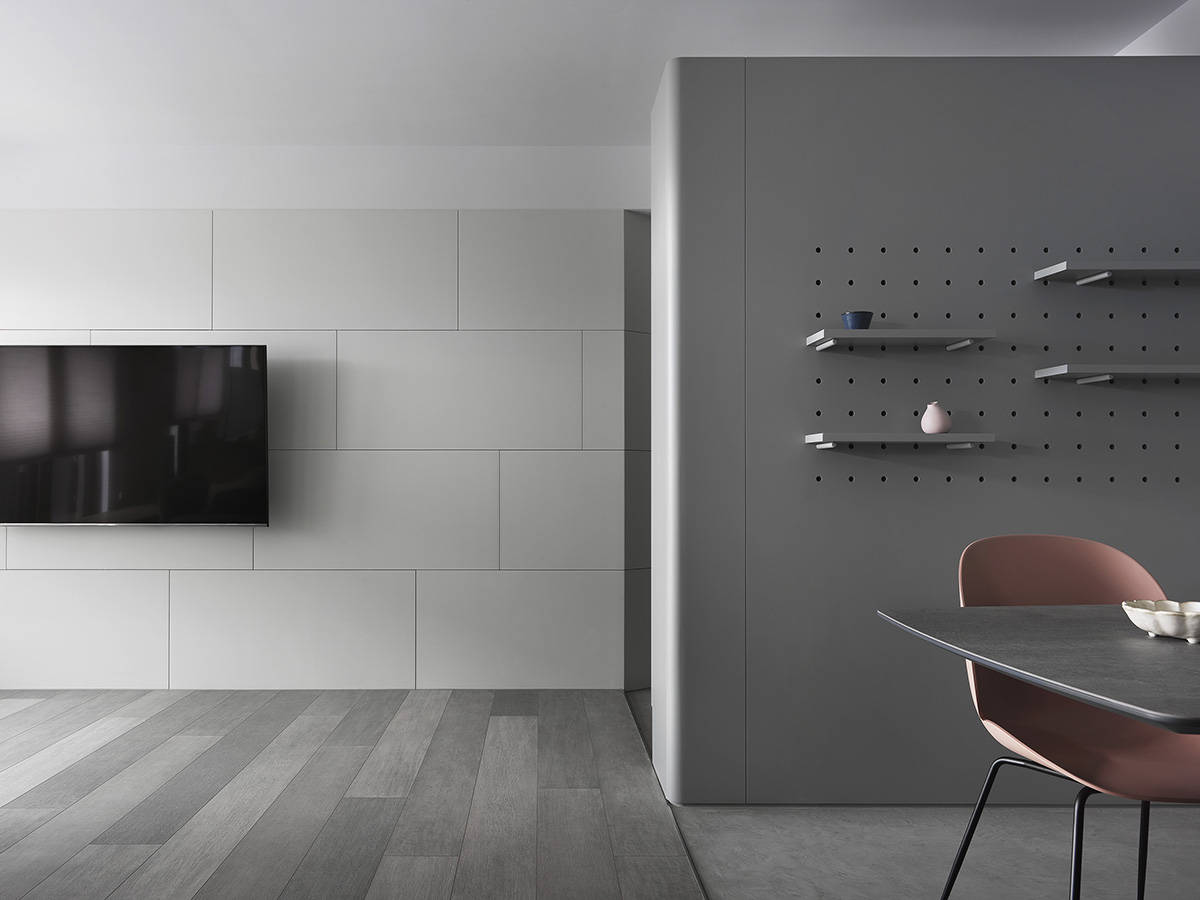 原创灰白色搭配出雅奢风简约不简单小空间也有大体验