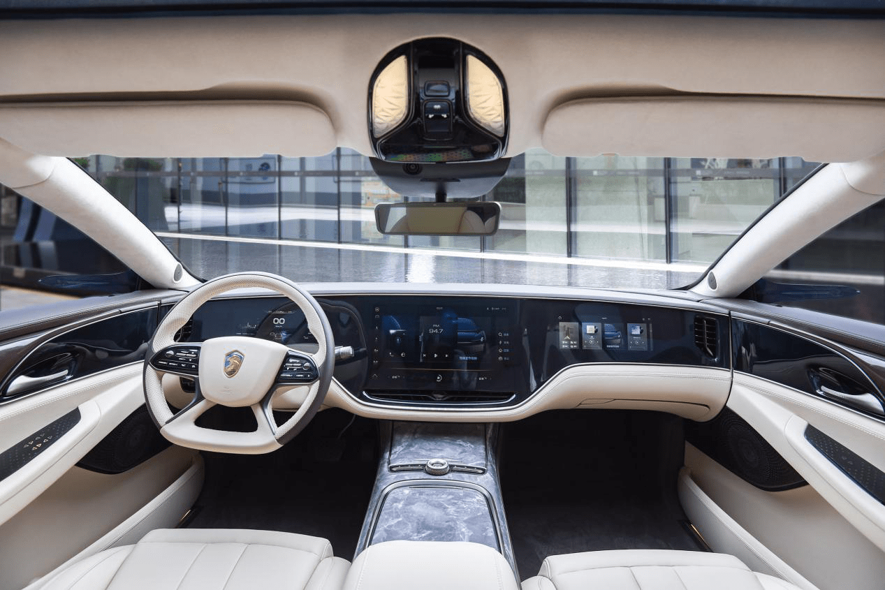 恒驰1豪华内饰曝光未来的智能汽车长啥样