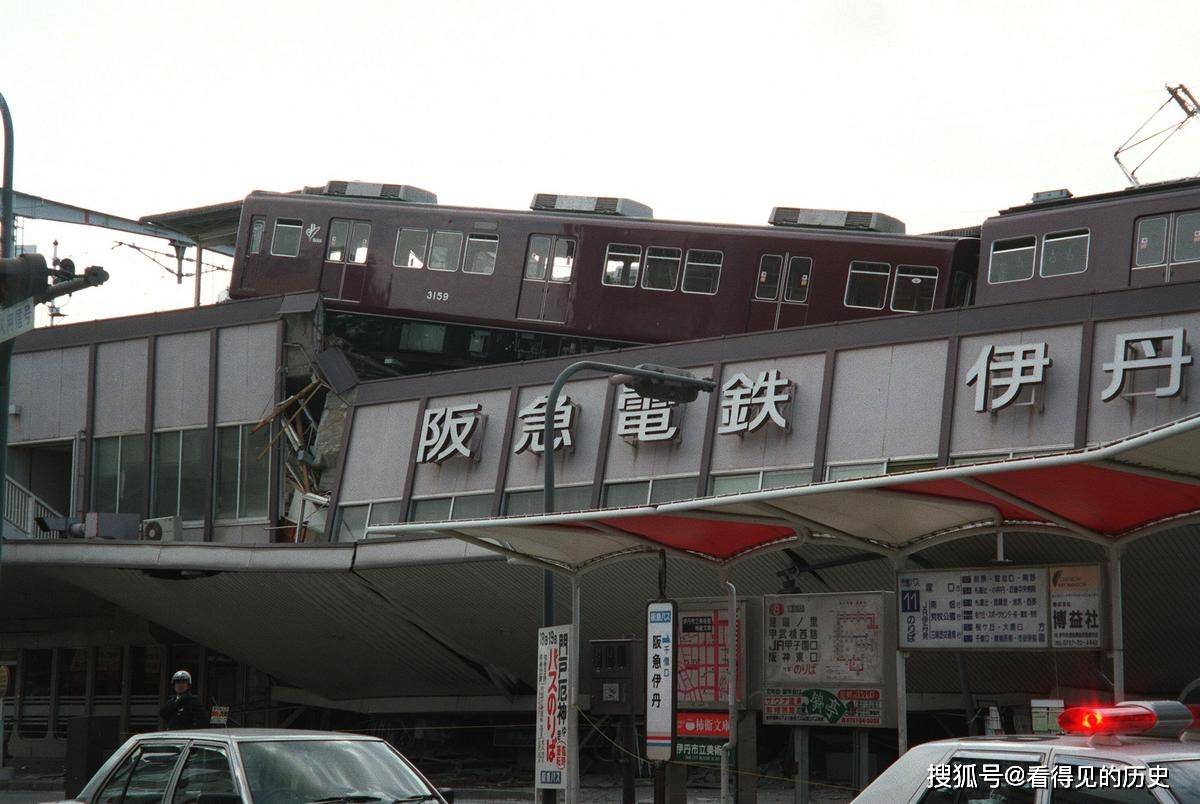 原創老照片1995年的阪神大地震戰後最大的災難