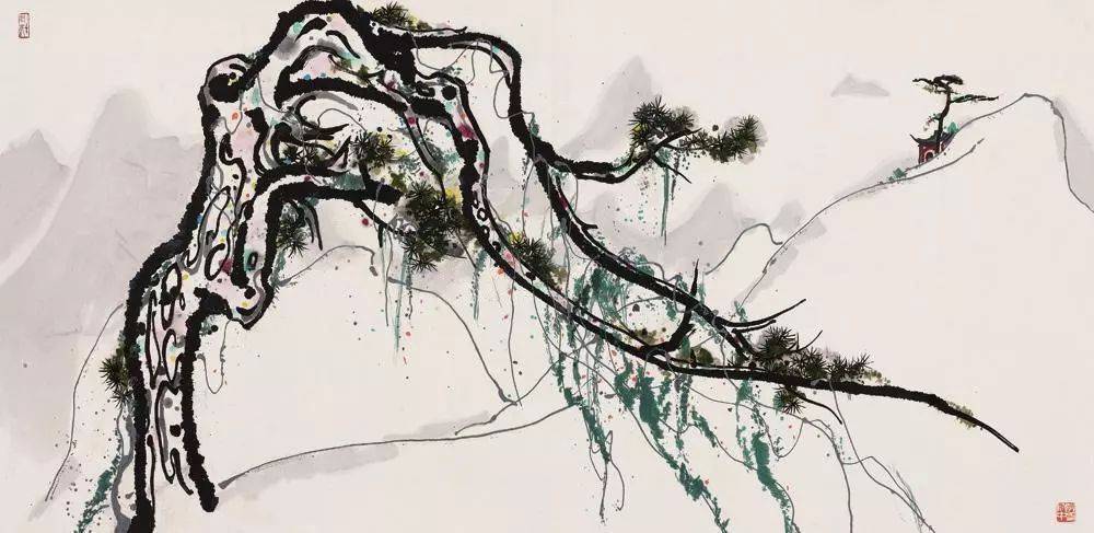 千姿百态大师吴冠中笔下的树