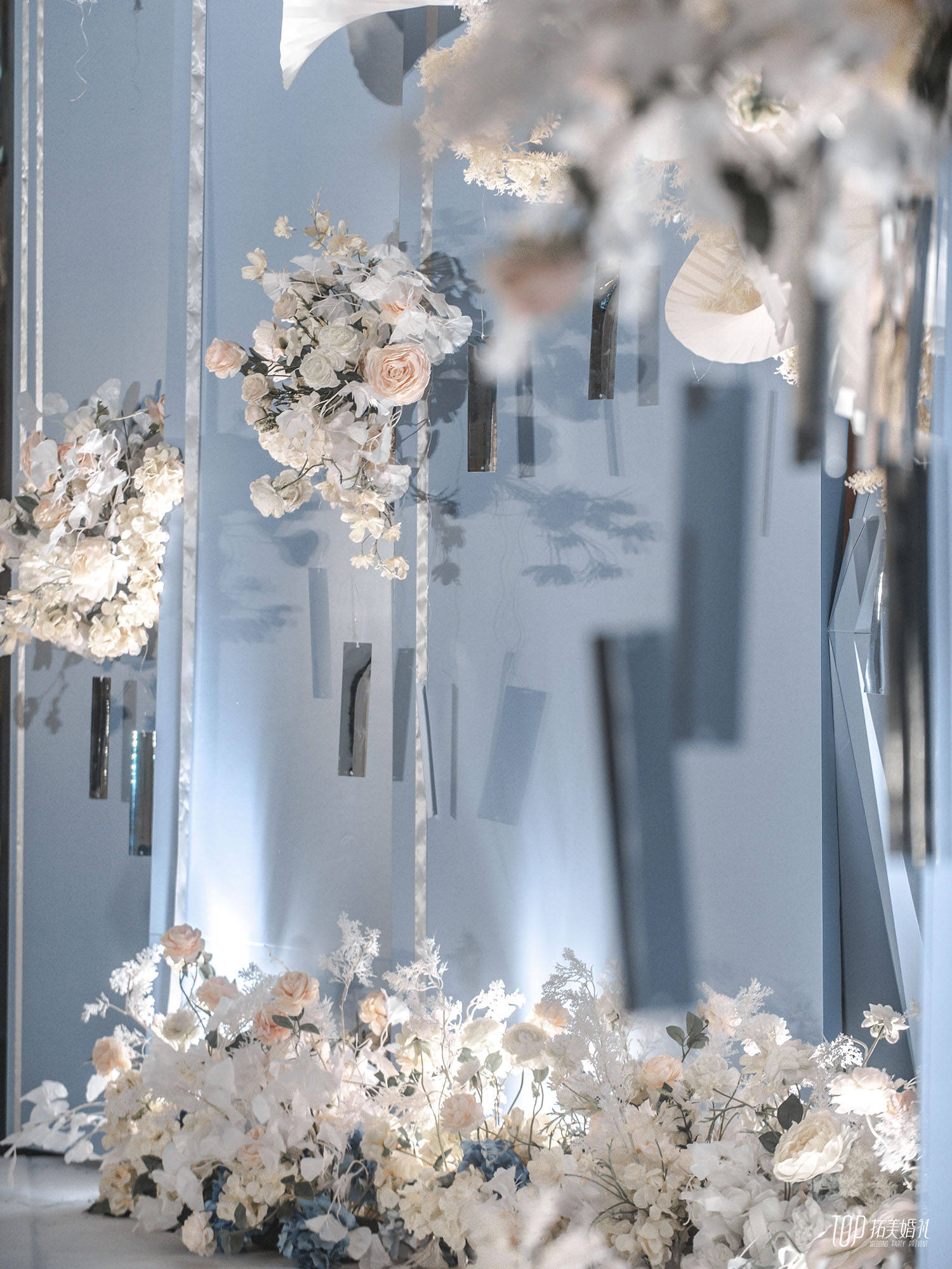 拓美婚礼|深圳婚礼|婚礼策划|婚礼布置|婚礼灵感|梦幻唯美婚礼|雾霾蓝