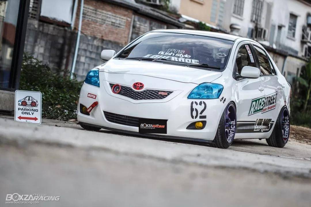 冷门丰田威驰改装案例玩得酷炫