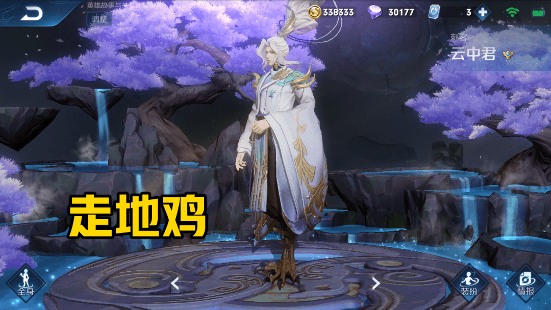 最后一位就是走地鸡云中君了,这个英雄在巅峰赛高分局上面很受欢迎的