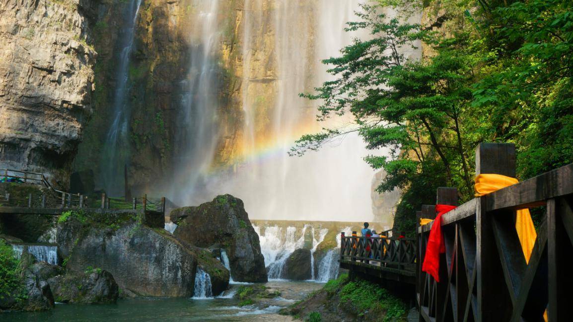 湖北三峡大瀑布是长江三峡国家地质公园的核心组成部分