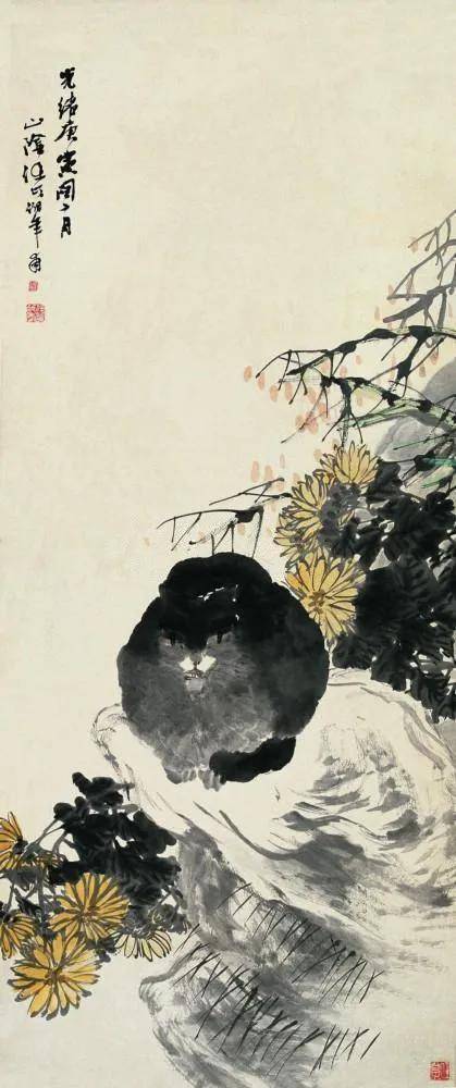 任伯年为了撸猫被当贼抓了起来猫奴任伯年画笔下的小肥猫好萌