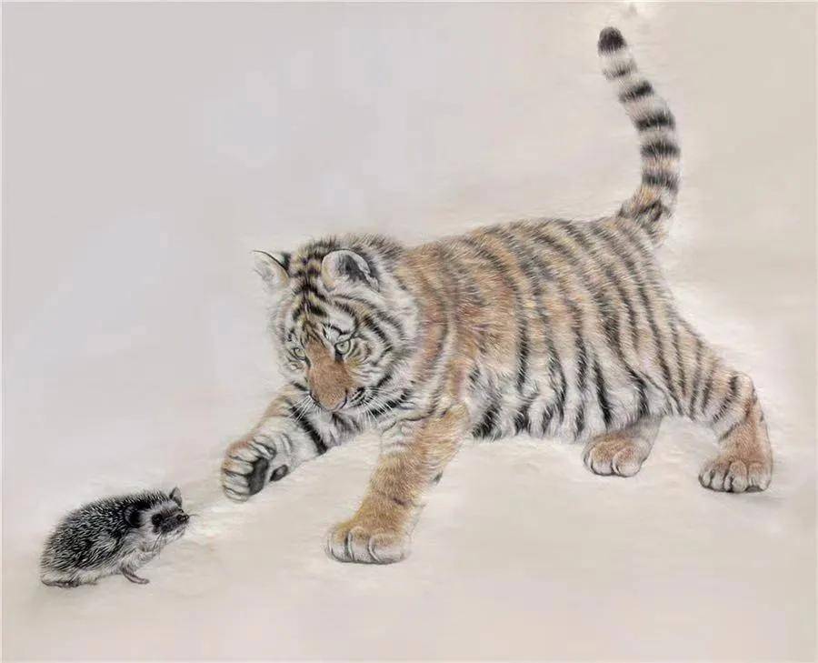 书画名家画坛喜见王老虎61王吉习