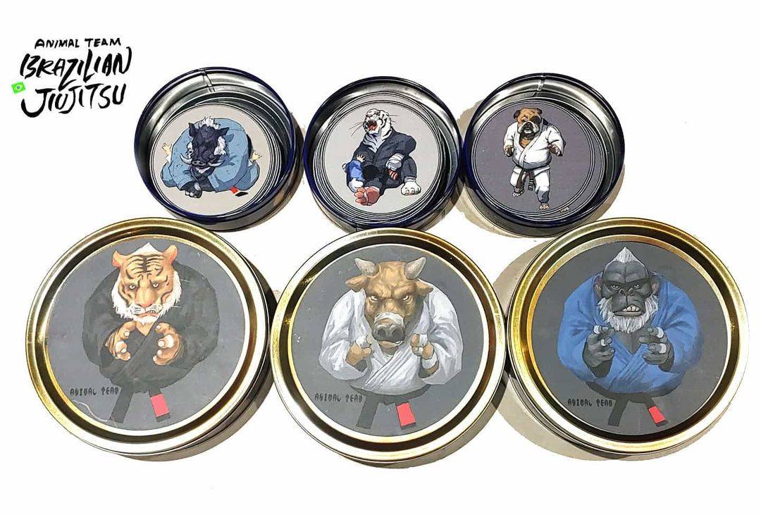 jiujitsu animal team & sports巴西柔术动物海报集