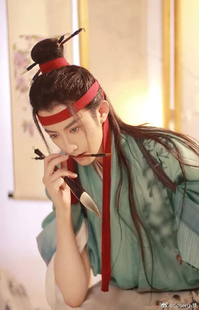 眉目似画,《江南百景图》沈周&唐伯虎cos,温润如玉惊艳我心