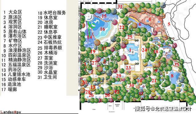 吉林永吉卓远温泉度假区规划设计方案