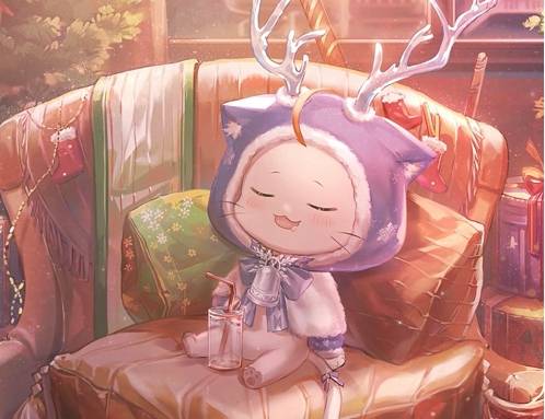 闪耀暖暖:新累充麋鹿萌妹,头饰超萌,大喵的设计也太精致