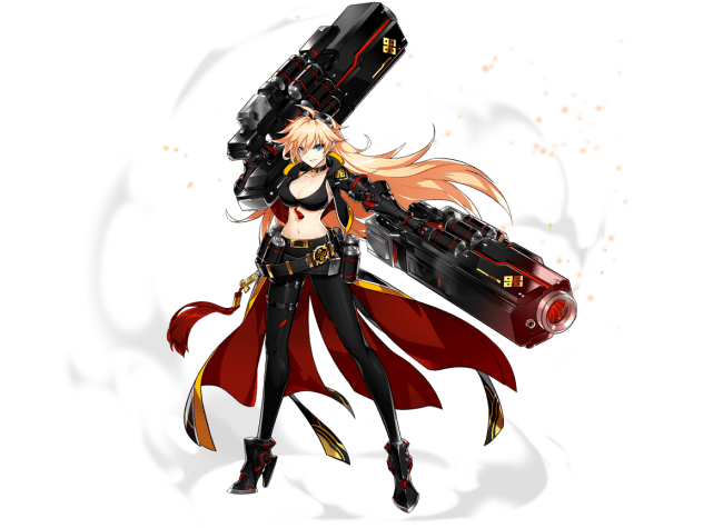 女大枪的设定就是重火力打击,在这点上两个对比并没有多大偏差,在例会