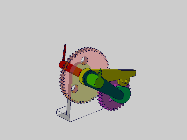 看动图学机械13期机构运动仿真图解