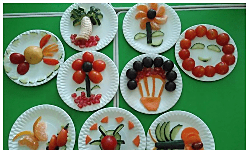 老师晒孩子做的水果盘,一个个精致可爱,放大照片家长