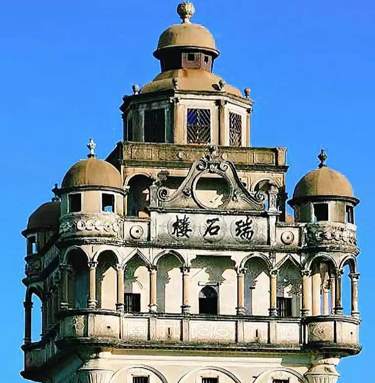 广东最美村落建筑风格融合中西方特色代表了中国华侨文化