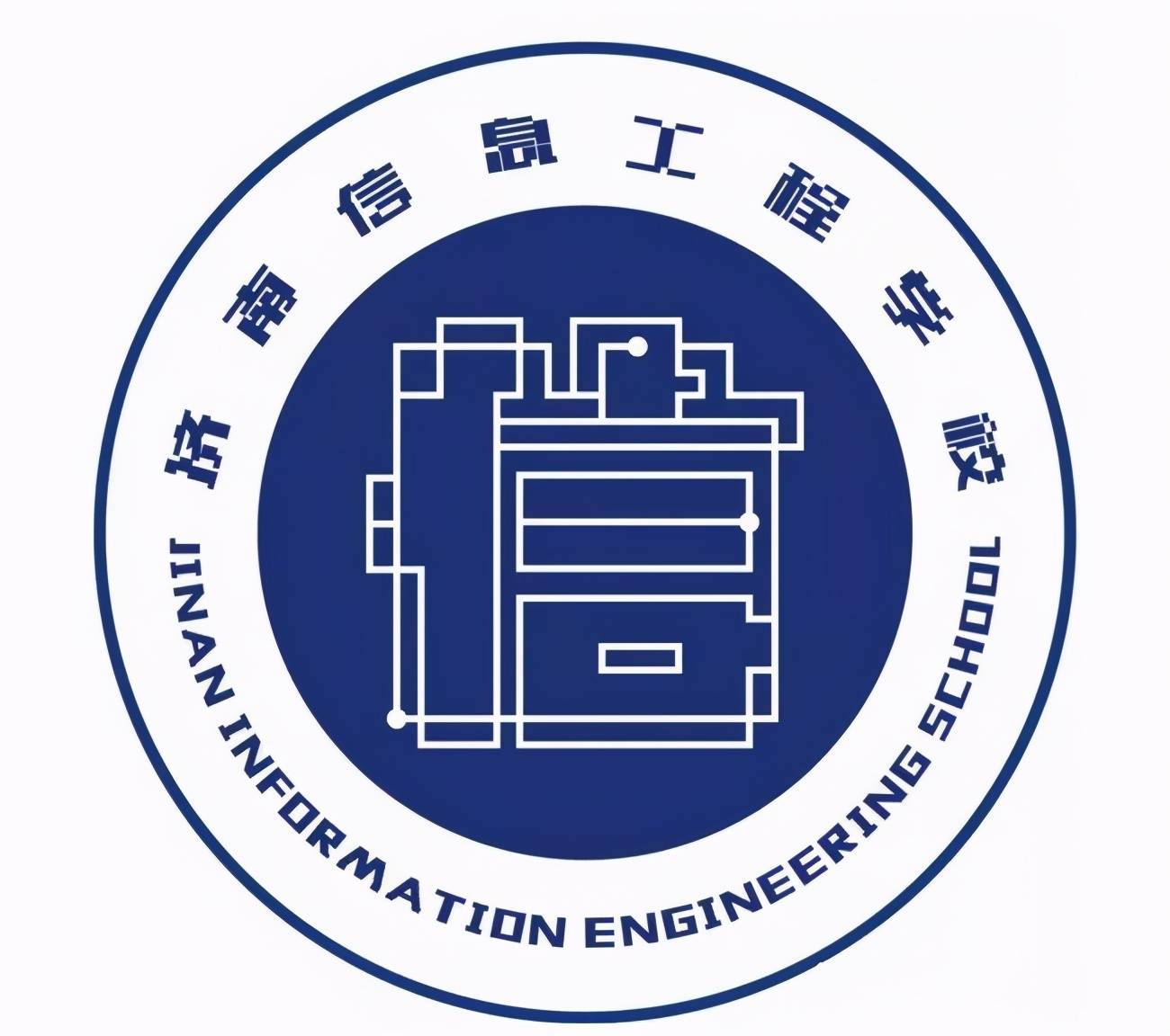 学校logo蓝色设计理念图片