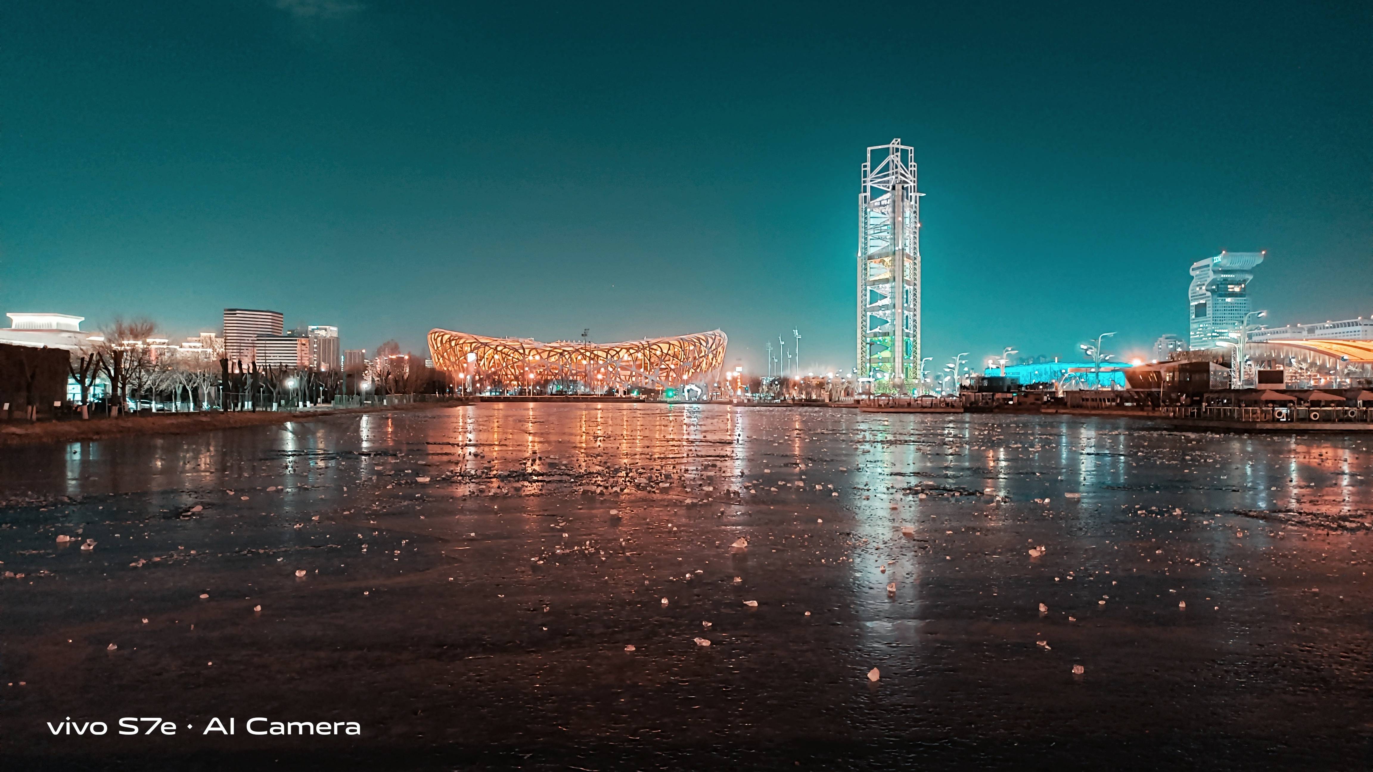 vivo s7e青橙滤镜下的奥林匹克公园