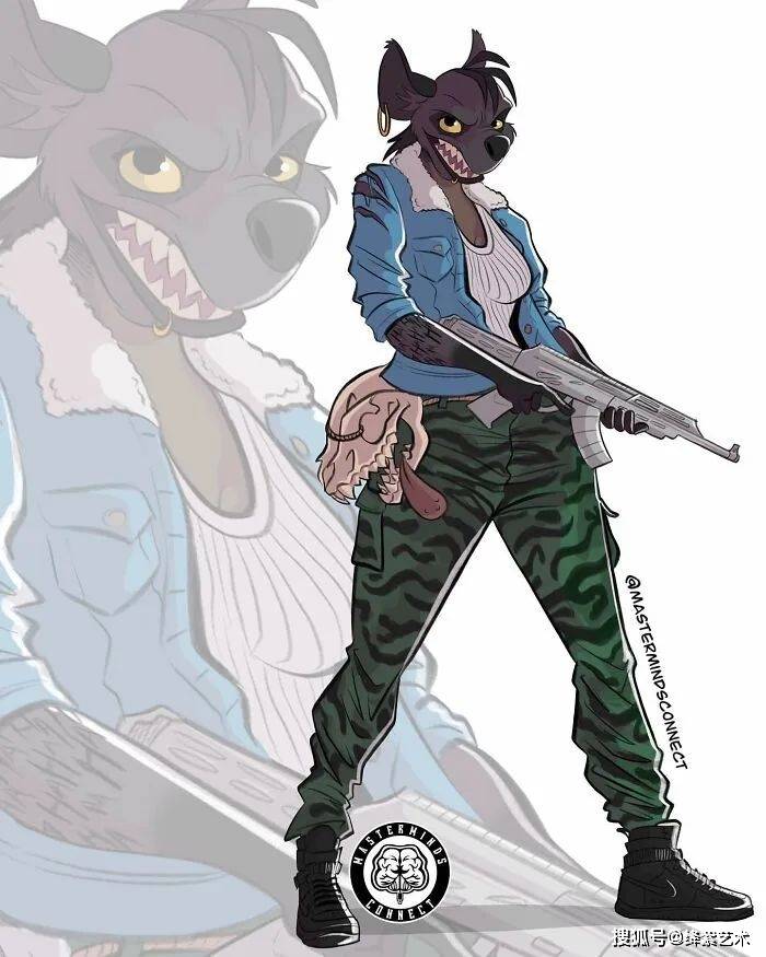 插画家将《狮子王》变成现代人,帅气极了,网友喊话:快出动画_辛巴