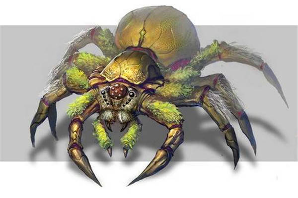 彩雪蛛是神雕侠侣中金轮法王的宠物,产自西藏雪山之上,身上色彩鲜艳