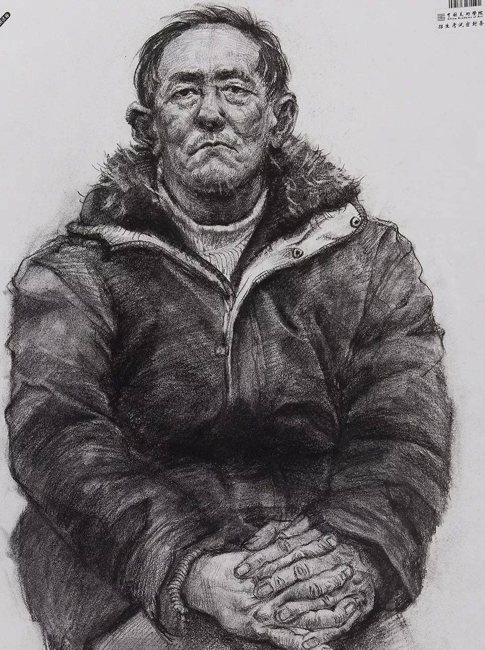 画成什么样可以在国美初试拿高分?_素描