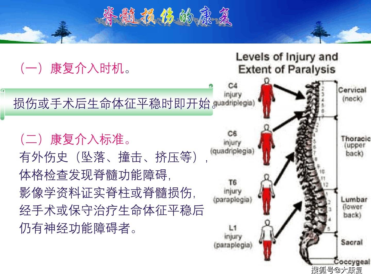 截癱脊髓損傷患者的康復