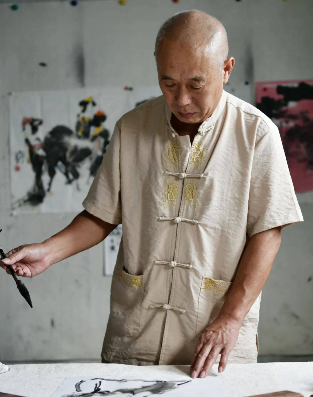 【艺展中国】马新华中国画作品欣赏(2021迎春展)_先生