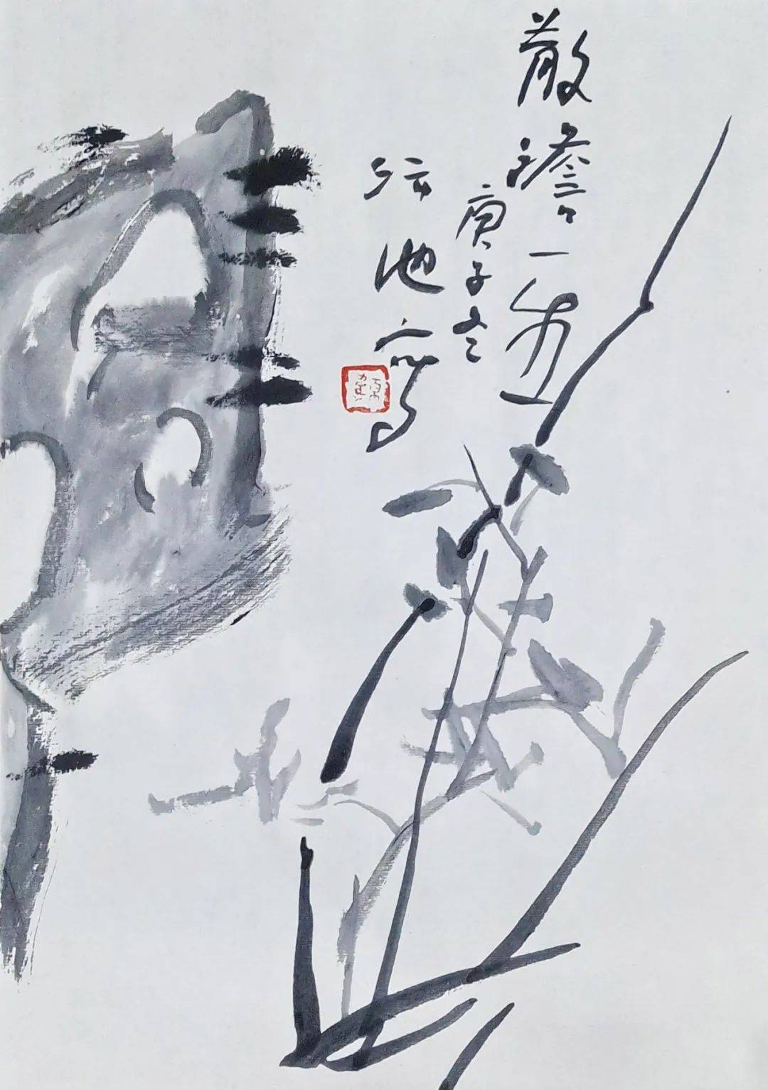 書畫名家明珠之燁61穿掩而熠韓沛池作品賞析