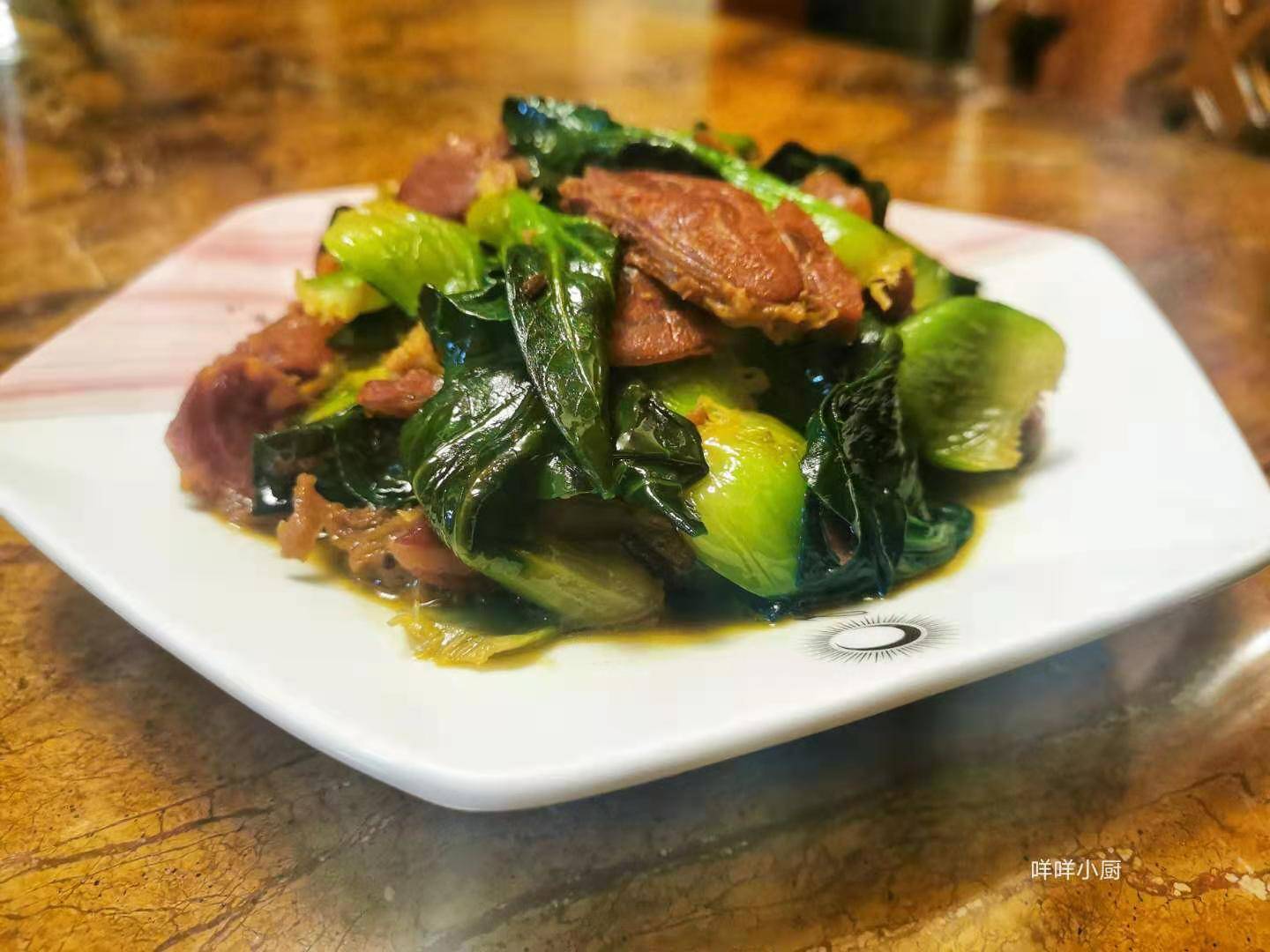 我们老家最爱的牛肉吃法,青菜烧牛肉,味道香营养好,做法还简单_我家