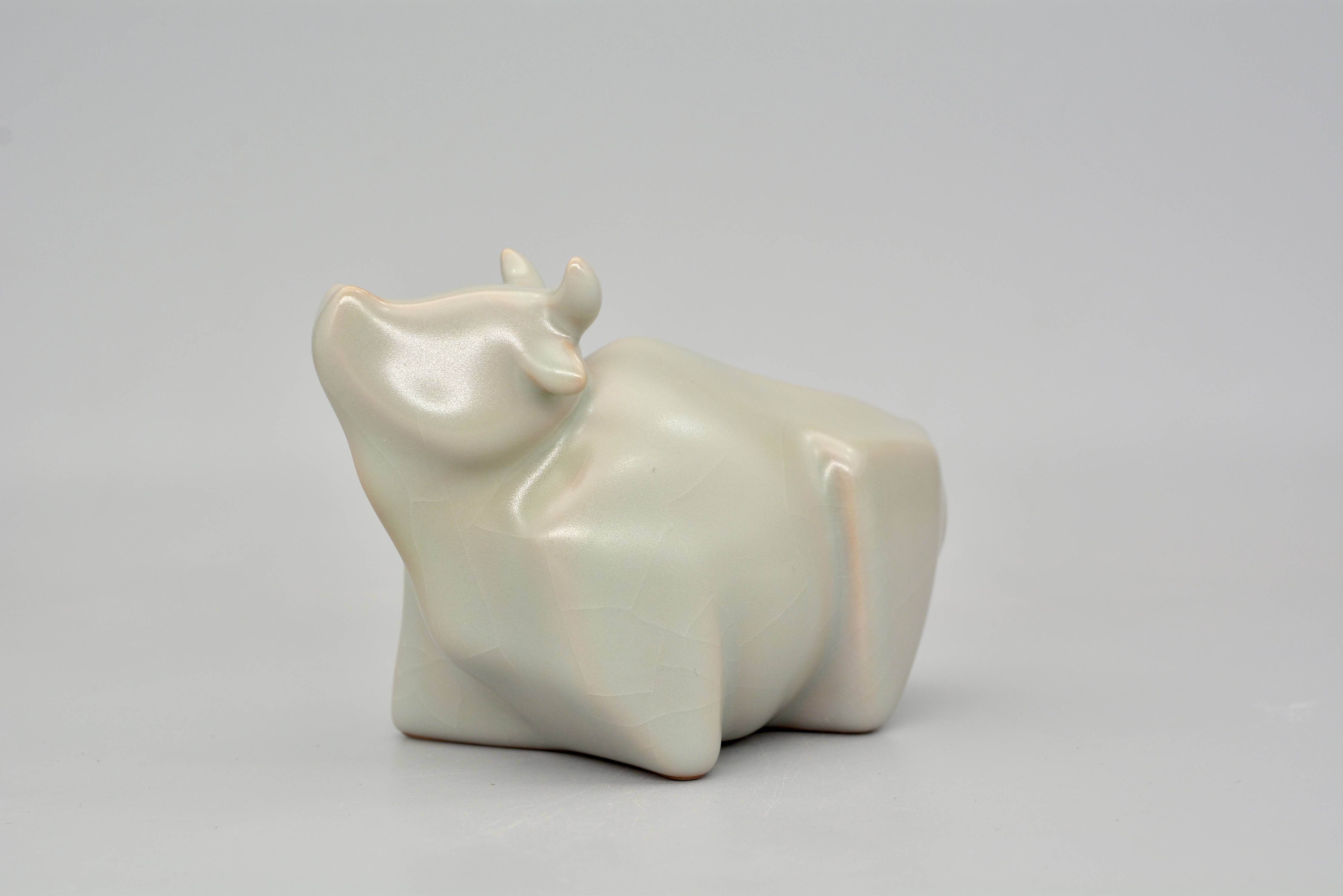 柏采窑生肖牛茶宠