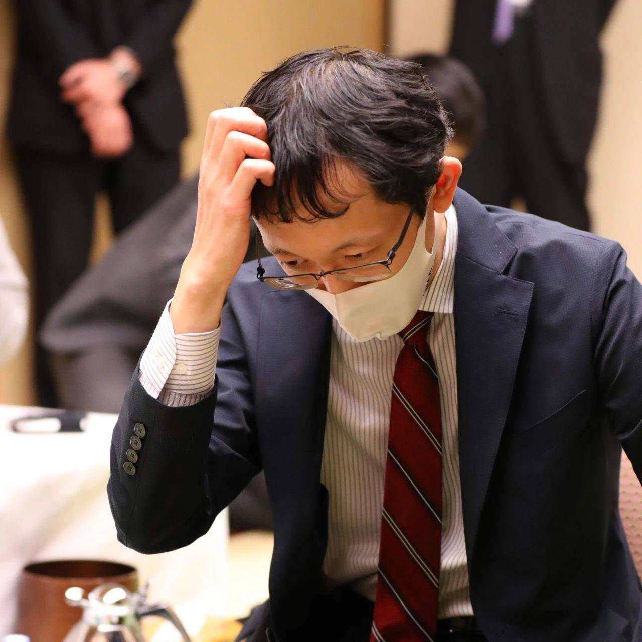 美食时间:第一天早饭(图片来自星合志保推特)第一天中午井山裕太:冷