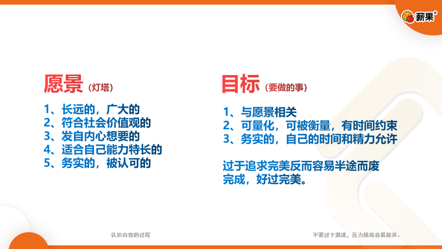 薪果工作法之愿景目标制定暨第17期薪果企业管理沙龙成功举办