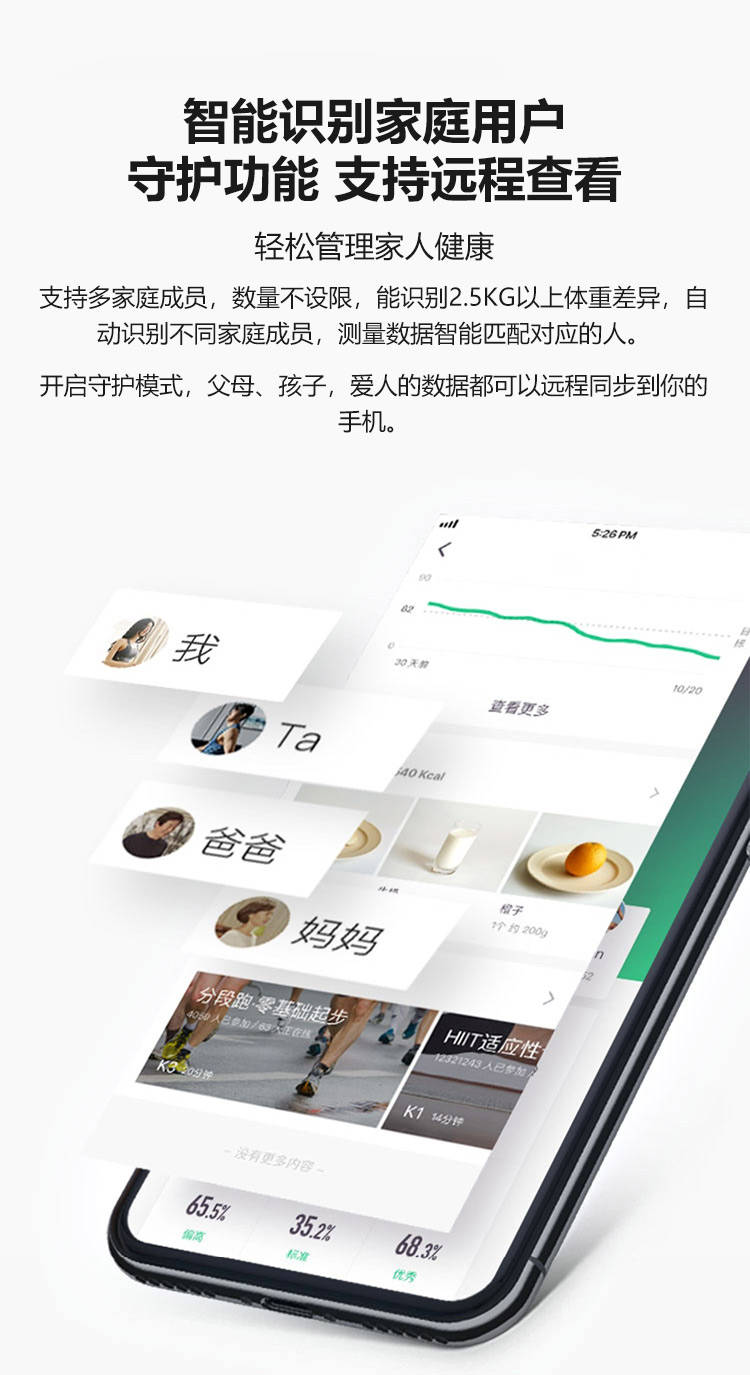 礼物|小白体脂秤，建立家庭健康经济新模式!