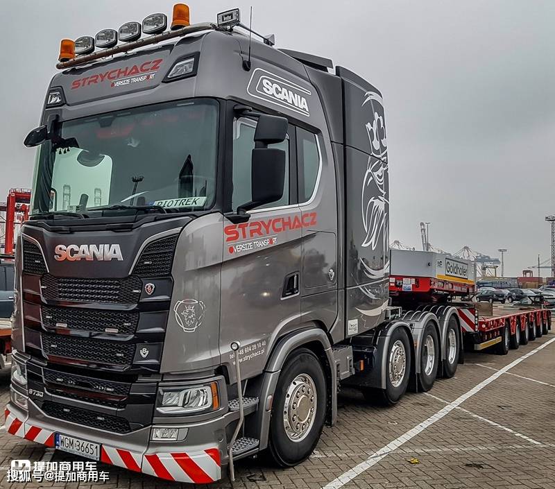 重型卡车有多美?这台斯堪尼亚730s,堪称欧洲最美的大件车