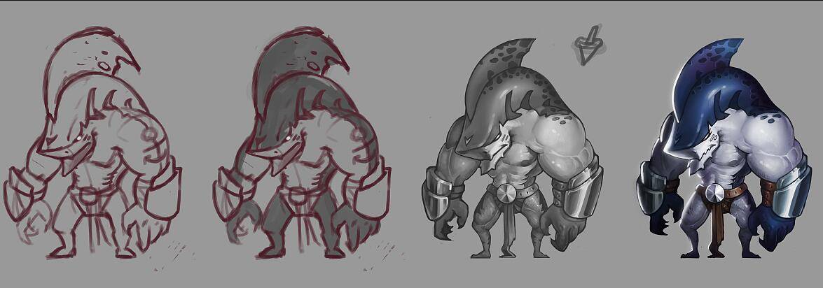 教你用笔刷画岩石的诀窍!