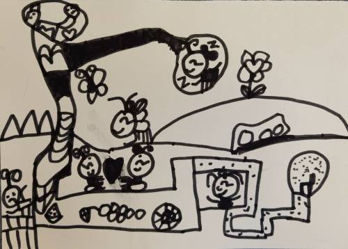 蚂蚁洞穴像一个加工厂