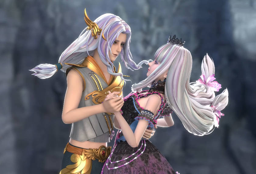 叶罗丽:光仙子和高泰明变身新形态,两人搂腰甜蜜相拥,庞尊吃醋