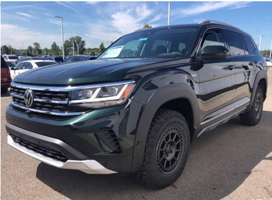 新款大众途昂越野版实车曝光,配备越野轮胎,外观很硬派_手机搜狐网