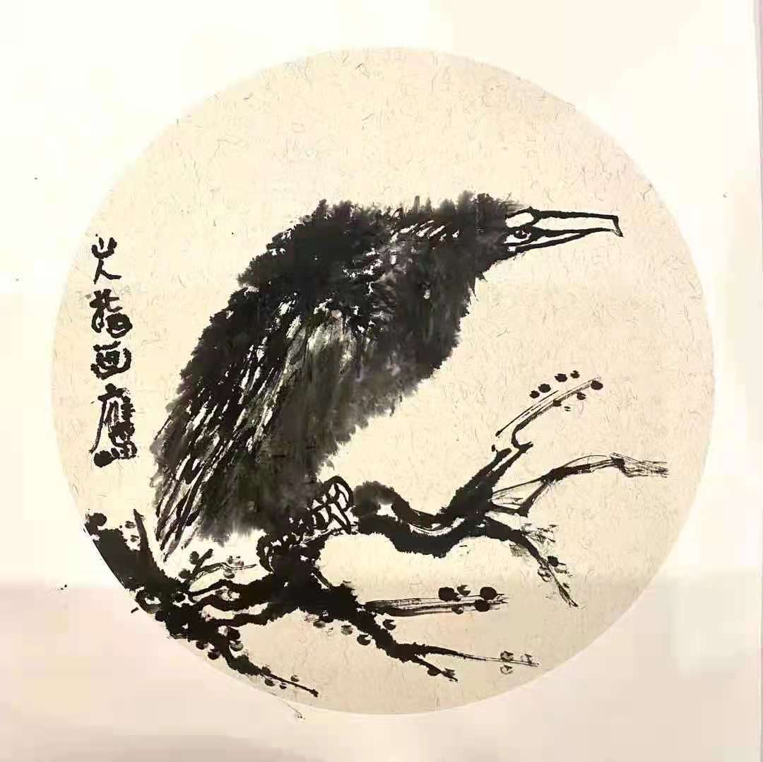 手指作画|朱祖国指墨画作品赏析