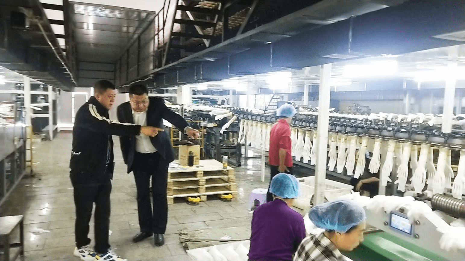 36115防疫物资产业链服务平台唐山鸿瑞手套产业园