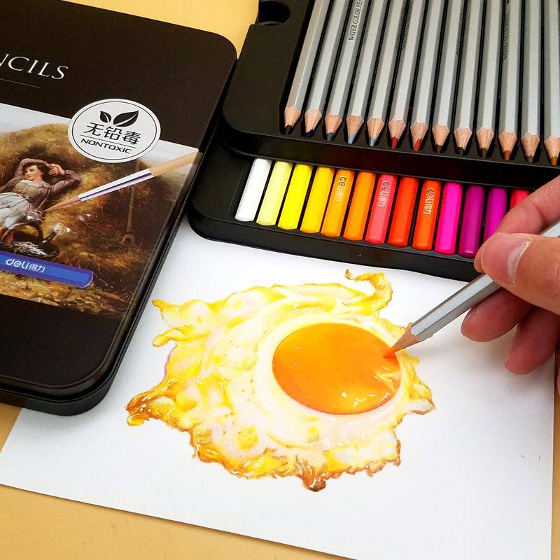 画材小知识 | 色彩与水的碰撞——水溶性彩铅