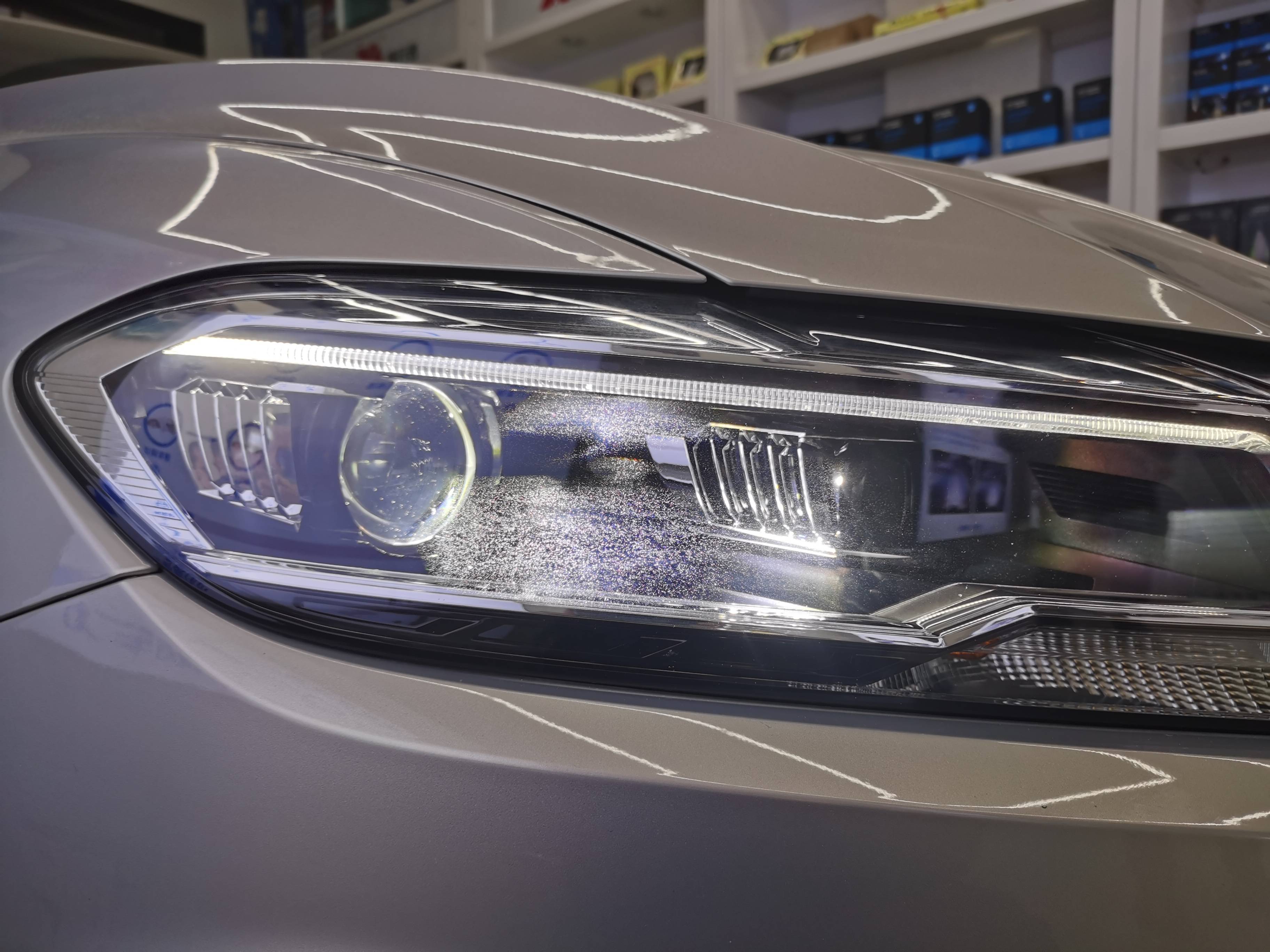 朗逸plus原车led不够亮升级激光透镜