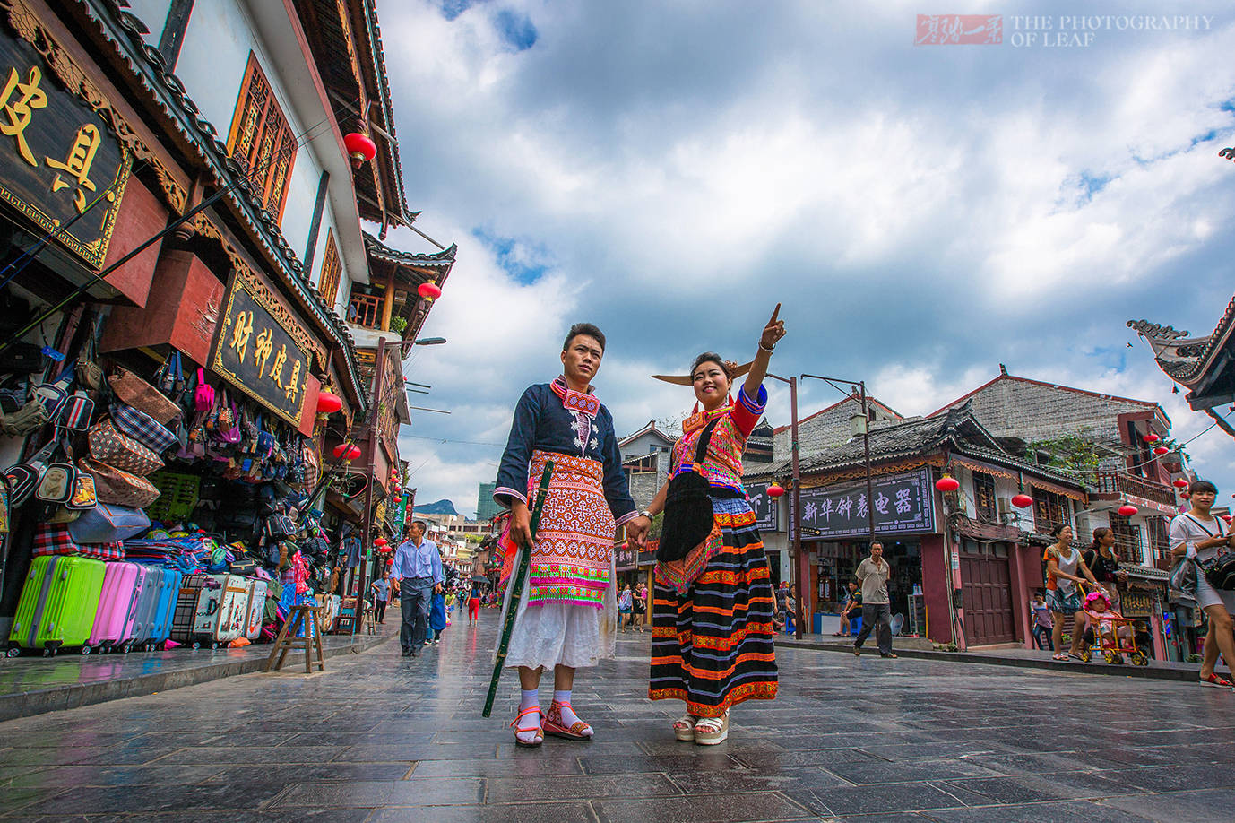 贵州大山中的古城，没有世俗的喧闹，只有众多的古迹和悠闲的生活