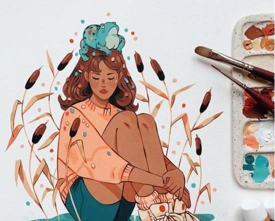 梦幻唯美的色彩与线条既复古又浪漫这画风爱了