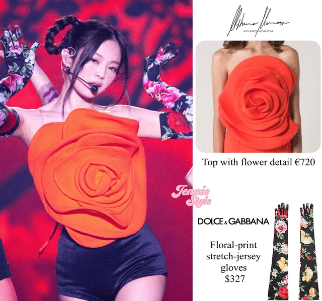 jennie红衣造型重出江湖,看得我都想来件新年红色裙装_手机搜狐网