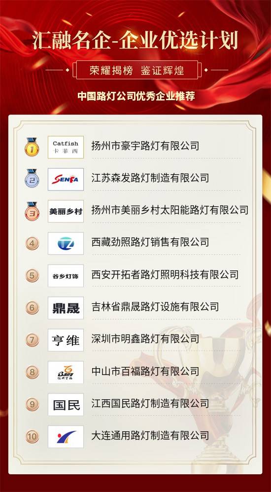 天博体育官方网华夏路灯公司优异企业保举(图2)