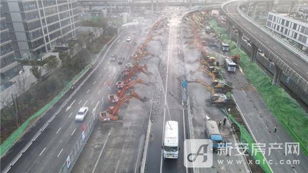 金寨路、南二环匝道开拆,场面壮观,改造势在必行!